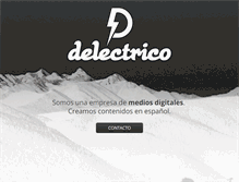 Tablet Screenshot of delectrico.com